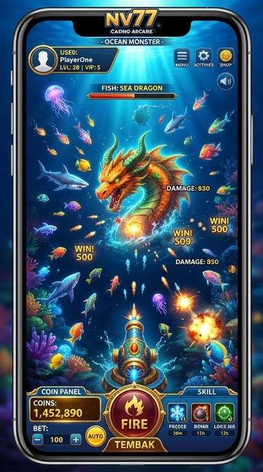 Galeri pratinjau visual nv77 build APK resmi terbaru